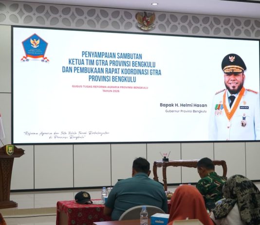 Gubernur Helmi Hasan Tekankan Pentingnya Sosialisasi Surat Edaran Menteri ATR tentang Reforma Agraria