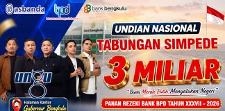 Undian Tabungan Simpeda, Bank Bengkulu Siapkan Motor dan HP untuk Penonton Konser Ungu